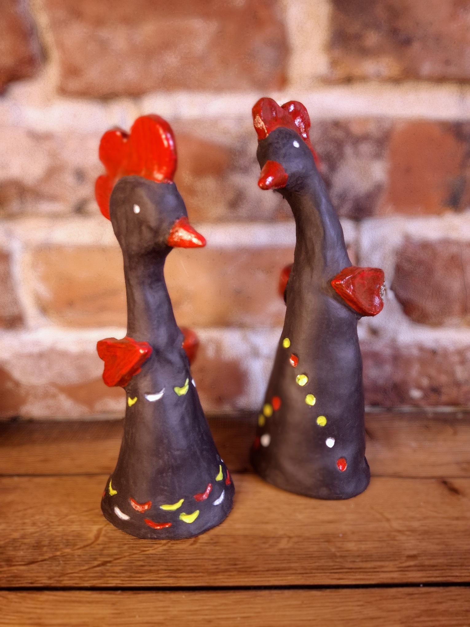 Ceramiczna figurka kury