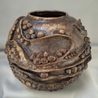 Rzeźbiony moon jar „Owoc Ziemi” – Pracownia Czarny Smok