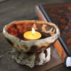 swiecznik-na-Tealight- Aromaty-Echa-Popiolu Świecznik Ceramiczny i Kadzielnica „Echa Popiołu”