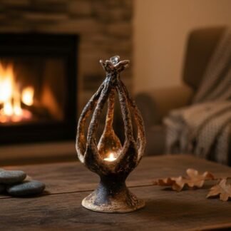 Świecznik na Tealight i Aromaty „Strażnik Płomienia”